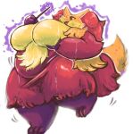 abdominal_bulge absurd_res anthro big_breasts bodily_fluids breasts clothing delphox dress fat_arms female fur hand_on_breast hi_res hoshino_kedama huge_breasts huge_thighs inner_ear_fluff low-angle_view magic motion_lines multicolored_body multicolored_fur nintendo obese obese_female on_one_leg overweight overweight_female pok&eacute;mon pok&eacute;mon_(species) red_body red_eyes red_fur simple_background solo standing surprised_expression sweat thick_thighs tongue tuft two_tone_body two_tone_fur video_games wand weight_gain white_background yellow_body yellow_fur 