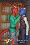  anthro blue comic cover dragon hi_res male male/male page_(disambiguation) red romantic story 