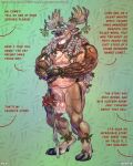 2025 age_difference anthro antlers arm_tattoo balls bell bell_harness belly belly_tattoo big_arms big_balls big_forearms big_hands big_muscles big_penis bodily_fluids body_hair braided_hair braided_mane brown_body brown_fur cane cervine chest_tattoo christmas christmas_clothing clothing cloven_hooves colored_nails comet_(reindeer) deer dialogue digital_media_(artwork) dimple elderly elderly_anthro elderly_male english_text erect_nipples erection eyewear eyewear_only facial_hair fingerless_gloves fingernails fingers forearms fur genitals gift glans glasses glasses_only gloves gloves_only grey_facial_hair grey_hair hair handwear handwear_only harness holidays holly_(plant) hooves horn hotsatyr huge_balls huge_penis humanoid_genitalia jingle_bell jingle_bell_harness long_hair looking_at_viewer male mammal mature_male mistletoe mostly_nude muscular muscular_anthro muscular_male mustache mythological_creature mythology nails new_world_deer nipples nude offscreen_character older_male open_mouth pecs penis plant poinsettia reindeer reindeer_antlers saggy_balls shaved shaved_balls short_tail simple_background smile solo sparkles speech_bubble staff tail tattoo text thick_penis vein veiny_arms veiny_legs veiny_muscles veiny_penis wearing_glasses