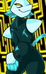  anthro belly blue_hair breasts butt ctrl-atl-replace7888 darkner deltarune disembodied_hand domestic_cat felid feline felis female fur glowing glowing_eyes hair hi_res humanoid machine mammal navel nipples nude pregnant pregnant_female robot robot_humanoid smile smirk solo tasque_manager undertale_(series) video_games white_body white_fur wide_hips 