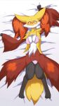  animated anthro bed bedroom_eyes blinking blush bra breasts breathing canid canine canis clothing delphox female fox furniture inviting looking_at_viewer lying lying_on_bed mammal narrowed_eyes ne_i_ro nintendo on_back on_bed pok&eacute;mon pok&eacute;mon_(species) seductive smile solo underwear video_games 