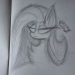 1:1 2026 absurd_res alternative_fashion emo equid equine female feral friendship_is_magic graphite_(artwork) hair hasbro hi_res horse mammal my_little_pony mythological_creature mythological_equine mythology painting_(artwork) pinkamena_(mlp) pinkie_pie_(mlp) portrait signature solo text traditional_media_(artwork) traditional_painting_(artwork) worny