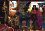  absolute_dc absolute_wonder_woman adventure_time akira_(manga) alien arm_tattoo arm_wrap ben_10 ben_tennyson better_call_saul black_hair blonde_hair breaking_bad cammy_white colored_skin commentary crossover dc_comics english_commentary godzilla godzilla_(series) gon_freecss highres hunter_x_hunter invincible_(series) kaneda_shoutarou_(akira) kill_la_kill mark_grayson monster multiple_boys multiple_girls pink_skin princess_bonnibel_bubblegum red_tattoo saul_goodman scar scar_on_cheek scar_on_face street_fighter street_fighter_6 superhero_costume tattoo toon_(style) vinsent wonder_woman wonder_woman_(absolute_dc) 