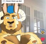  absurd_res anthro body_hair chest_hair cover hi_res jewelry kangaroo-ram male meme necklace piercing rufus rufusrooskram solo 