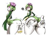  absurd_res big_butt blush butt butt_grab disembodied_hand female hand_on_butt hi_res hisuian_lilligant huge_butt mouthless nintendo not_furry pok&eacute;mon pok&eacute;mon_(species) redfred regional_form_(pok&eacute;mon) simple_background thick_thighs video_games white_background 