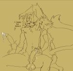 2025 anthro arm_over_head armpit_sniffing armwear artist_name athletic athletic_anthro athletic_male ball_tuft balls big_penis blush blush_lines bodily_fluids body_hair butt canid canine canis chest_tuft claws clothing crotch_tuft cum cumshot dialogue digital_drawing_(artwork) digital_media_(artwork) domestic_cat domestic_dog duo ear_piercing ejaculation elbow_gloves elbow_gloves_only english_text erection eyes_closed felid feline felis floppy_ears genital_fluids genitals glans gloves gloves_only handjob handwear handwear_only happy_trail hi_res humanoid_genitalia humanoid_penis inner_ear_fluff kinky_hair knee_tuft leg_tuft leonardo_soleon looking_pleasured male male/male mammal monochrome mostly_nude nerunaur nipples orgasm pawpads penile penis piercing precum precum_string samuel_limbo sex simple_background sitting size_difference sniffing sweat sweaty_balls sweaty_genitalia tail teasing text touching_glans tuft yellow_background