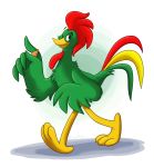  2019 avian bird chicken cornelius_rooster creative_commons male mammal one_eye_closed orlandofox wink 