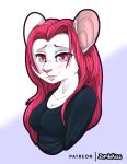  bustshot female fullvalue mammal moonlight-trance mouse murid murine patreon reward rodent solo supporter zombikiss 