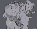 2023 abs absurd_res akita anthro anthro_on_anthro armpit_hair artist_name backwards_baseball_cap backwards_hat barazoku baseball_cap baseball_cap_only bau_(melaisen) big_muscles big_nipples big_penis bodily_fluids body_hair canid canine canis clothing comic digital_drawing_(artwork) digital_media_(artwork) domestic_dog dripping duo erection flexing genital_fluids genital_growth genitals grey_background greyscale grin growth hair hat hat_only headgear headgear_only headwear headwear_only hi_res holding_another's_penis holding_penis huge_muscles huge_penis humanoid_genitalia humanoid_penis hyper hyper_genitalia hyper_penis jewelry larger_anthro larger_male male male/male male_anthro mammal manly melaisen monochrome mostly_nude mostly_nude_anthro mostly_nude_male muscle_growth musclegut muscular muscular_anthro muscular_male necklace necklace_only nervous nervous_sweat nipples nude nude_anthro nude_male pecs penis penis_grab penis_growth portrait precum precum_drip simple_background size_difference smile spitz spot_color standing suid suine sus_(pig) sweat teeth text three-quarter_portrait throbbing throbbing_penis transformation tusks vein veiny_arms veiny_penis wild_boar