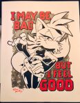 2026 5_fingers anthro archie_comics belt bottomwear breasts canid canine clothing english_text eyelashes female fingerless_gloves fingers fiona_fox fox gloves hair hand_on_hip handwear hi_res looking_at_viewer mammal pants sega shirt signature smile solo sonic_the_hedgehog_(archie) sonic_the_hedgehog_(comics) sonic_the_hedgehog_(series) tail text topwear tracy_yardley traditional_media_(artwork)