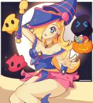  absurdres cosplay dark_magician_girl dark_magician_girl_(cosplay) hat highres hoshinokotta luma_(mario) mario_(series) rosalina super_mario_galaxy wizard_hat 