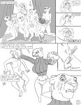  anthro bodily_fluids comic cum cumshot disney ejaculation english_text female genital_fluids genitals girly group harem hi_res humiliation male male/female mature_female penis penis_humiliation sarabi simpa small_penis small_penis_humiliation sugslimic text the_lion_king virtual_reality vr_headset 
