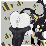 absurd_res alternative_fashion android anus avian black_hair breasts butt butt_heart danger european_mythology female goth greek_mythology hair harpy hi_res humanoid kerchief looking_at_viewer machine mythological_avian mythological_creature mythology nethermare praise_da_booty_(meme) presenting pupils robot shizameakanzatsu slit_pupils solo tail tongue vaginal white_body yan_(shizameakanzatsu)