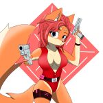  agent anthro big_(disambiguation) breasts canid canine canis character clear clothed clothing cubby curvaceous curvy_figure eyes fan_character female furryartwork gun hair handgun hi_res holding_object holding_weapon invalid_tag mammal opencommission ranged_weapon red_hair solo spy swimwear tactical tacticool unknown_artist voluptuous weapon wolf 