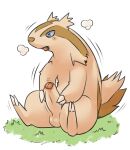 2022 2_toes anthro balls blue_sclera blush blush_lines breath brown_body brown_fur brown_tail claw_fingers claws digital_drawing_(artwork) digital_media_(artwork) erection fangs feet foreskin fur generation_3_pokemon genitals glans grass hand_on_own_penis hand_on_penis hi_res humanoid_genitalia humanoid_penis linoone looking_pleasured male male_anthro mammal masturbation mismatched_genitalia mismatched_humanoid_penis mismatched_penis motion_lines multicolored_body multicolored_fur multicolored_tail mustelid nintendo nude nude_anthro nude_male open_mouth orange_glans partially_retracted_foreskin penile penile_masturbation penis plant pokemon pokemon_(species) pu_sukebe sitting sitting_on_grass solo tail tan_balls tan_body tan_fur tan_penis tan_tail teeth toe_claws toes tongue tongue_out two_tone_body two_tone_fur