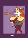  absurd_res anthro arm_warmers armwear big_breasts big_butt bodily_fluids braixen breast_expansion breasts butt butt_expansion cleavage cleavage_overflow clothed clothing digital_media_(artwork) expansion female fur hi_res huge_breasts huge_butt hyper hyper_breasts hyper_butt lactating lactating_through_clothing legwear magic nintendo nokamiwd panties pok&eacute;mon pok&eacute;mon_(species) simple_background solo stockings surprised_expression thick_thighs thigh_highs torn_clothing underwear video_games wand wardrobe_malfunction wet wet_clothing wide_hips 