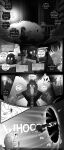 3_eyes absurd_res ambiguous_gender anthro black_eyes black_hole book candle chart chimera clothing comic dark_hair dialogue duo english_text feral flying greyscale hi_res hybrid library magic magic_user mammal medea_(pankallisti) monochrome multi_eye murid murine narration panel_skew pankallisti portal pupils rat robe rodent solo speech_bubble text trans_(lore) trans_woman_(lore) white_eyes white_pupils