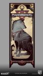 2026 3_toes after_transformation ambiguous_feral ambiguous_gender banner black_nose black_tail blue_body blue_fur byanka_li canid canine claws colored company_logo company_name concept_art digital_drawing_(artwork) digital_media_(artwork) dire_wolf ekon_(highguard) empty_eyes english_description english_text facial_scar feet feral fluffy fluffy_tail fur grey_background grey_body grey_claws grey_fur grey_scar hi_res highguard_(game) jewelry leg_scar light lighting long_tail looking_at_viewer male_(lore) mammal mouthless multicolored_body multicolored_fur necklace necklace_only nude nude_ambiguous official_art paws prehistoric_species quadruped scar shaded simple_background sitting solo tail text toe_claws toes url white_scar