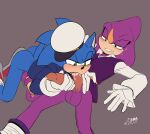 2026 2_penises absurd_res anthro balls blue_body blush bodily_fluids butt chameleon clothing digital_drawing_(artwork) digital_media_(artwork) diphallism dripping duo espio_the_chameleon eulipotyphlan footwear genital_fluids genitals gloves green_eyes handwear hat headgear headwear hedgehog hi_res holding_penis horn lizard long_tail lying male male/male male_penetrated male_penetrating male_penetrating_male mammal multi_genitalia multi_penis on_back penetration penis precum precum_drip purple_body reptile scalie sega sex shoes smile sonic_the_hedgehog sonic_the_hedgehog_(series) sweat tail tail_around_penis tail_fetish tail_play tail_sex tailjob the_murder_of_sonic_the_hedgehog toodamncycle yellow_eyes