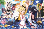  >_< >_o 6+girls ahoge animal_ear_fluff animal_ears arms_up bag ball ball_pit bare_shoulders beachball bikini black_bikini black_hair blank_eyes blonde_hair blue_archive bow braid breasts camera chiaki_(blue_archive) cleavage commentary_request cup demon_tail double_bun drinking fang flat_chest flower frilled_bikini frills grey_eyes grey_hair hair_bobbles hair_bow hair_bun hair_flower hair_ornament hair_over_one_eye halo highres holding holding_ball holding_beachball holding_camera holding_cup horns hoshino_(blue_archive) ibuki_(blue_archive) ideolo iroha_(blue_archive) jitome kai_(blue_archive) kisaki_(blue_archive) kokona_(blue_archive) large_breasts low_twintails low_wings makoto_(blue_archive) micro_shorts mina_(blue_archive) multiple_girls navel one-piece_swimsuit one_eye_closed open_mouth orange_bikini pink_hair pointy_ears rainbow red_hair satsuki_(blue_archive) shirt shorts shun_(blue_archive) side_ponytail sideways_mouth skin_fang slide small_breasts standing star_(symbol) swimsuit tail tree twin_braids twintails white_one-piece_swimsuit white_shirt wings yellow_eyes 