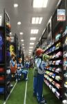  6+boys bag blonde_hair blue_hair blue_jacket blue_pants brown_hair commentary_request endou_mamoru green_hair hairband highres hijikata_raiden inazuma_eleven_(series) inazuma_japan indoors jacket kiyama_hiroto kogure_yuuya male_focus midorikawa_ryuuji multicolored_jacket multiple_boys multiple_girls orange_hairband pants pink_hair pointing red_hair sea_p_a shoes shop shoulder_bag soccer_uniform sportswear tachimukai_yuuki track_suit tsunami_jousuke two-tone_jacket white_jacket 