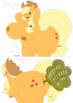  absurd_res anthro anthrofied anus applejack_(mlp) big_breasts big_butt blonde_hair blush bouncing_breasts breasts butt clothing cowboy_hat cutie_mark earth_pony english_text equid equine eyelashes fart fart_cloud fart_fetish female flat_colors freckles friendship_is_magic green_eyes hair hat headgear headwear hi_res horse imaranx mammal my_little_pony navel navel_piercing nipple_piercing nipples nude one_eye_closed onomatopoeia open_mouth open_smile overweight overweight_anthro overweight_female piercing pony pose raised_tail smile sound_effects text yellow_tail 