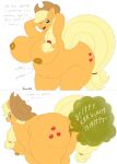  absurd_res anthro anthrofied anus applejack_(mlp) big_breasts big_butt blonde_hair blush bouncing_breasts breasts butt clothing cowboy_hat cutie_mark earth_pony english_text equid equine eyelashes fart fart_cloud fart_fetish female flat_colors freckles friendship_is_magic green_eyes hair hasbro hat headgear headwear hi_res horse imaranx mammal my_little_pony navel navel_piercing nipple_piercing nipples nude one_eye_closed onomatopoeia open_mouth open_smile overweight overweight_anthro overweight_female piercing pony pose raised_tail smile sound_effects text yellow_tail 