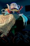 arthropod battle cheering coffee_mug crab crustacean decapoda digital_media_(artwork) facial_hair feral furniture gastropod group hi_res illustration malacostracan marine mollusk mustache sk8th snail table teapot 