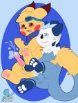  anal anal_penetration bodily_fluids cum cum_in_ass cum_inside genital_fluids hi_res lutrine male male/male mammal mustelid nintendo penetration pikachu pok&eacute;mon pok&eacute;mon_(species) sparky_the_chu_(character) syngie_(artist) video_games 