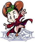 3_toes 4_fingers alpha_channel anthro arachnid arthropod border bottomless bottomless_anthro bottomless_female clothed clothing coat feet female feral fingers mammal mina_(mina_the_hollower) mina_the_hollower morgan_guyer mouse murid murine notched_ear official_art rodent shaded small_nose solo spider spider_web toes topwear transparent_border trenchcoat yacht_club_games