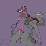 1:1 2025 5_fingers 5_toes absurd_res anal anal_orgasm anal_penetration animal_genitalia anthro anus big_tail bodily_fluids breasts chastity_cage chastity_cage_only chastity_device chastity_device_only claws collar collar_tag countershading cum cum_while_chaste cum_while_penetrated cumshot dated digital_drawing_(artwork) digital_media_(artwork) digitigrade dominant dominant_gynomorph dominant_in_chastity dominant_intersex duo ejaculation eyeshadow feet finger_claws fingers flat_colors forked_tongue front_view generation_7_pokemon genital_fluids genital_slit genitals grey_body grey_claws grey_eyes gynomorph gynomorph/male gynomorph_anthro gynomorph_penetrated hands-free hi_res humanoid_hands intersex intersex/male intersex_anthro intersex_penetrated larger_male larger_sub leash leash_pull leashed_collar lipstick lockball long_neck long_tail lying makeup male male_anthro male_penetrating male_penetrating_gynomorph male_penetrating_intersex markings mascara medium_breasts monotone_body multicolored_body navel nintendo nipples non-mammal_breasts nude nude_anthro nude_gynomorph nude_male on_back on_bottom on_top open_mouth open_smile orgasm orgasm_while_chaste pecs penetration penile penile_penetration penis penis_in_ass pink_anus pink_collar pink_eyeshadow pink_lipstick pink_markings pink_nipples pink_penis pink_tongue pokeball pokeball_chastity_cage pokemon pokemon_(species) power_bottom procreate_(artwork) pupils purple_background purple_body purple_countershading purple_eyes red_collar reverse_cowgirl_position running_makeup running_mascara salazzle scalie service_top sex signature simple_background size_difference slit_pupils smaller_gynomorph smaller_intersex smaller_on_top smaller_penetrated smile snout spe submissive submissive_male tail tapering_tail thick_tail thick_thighs toe_claws toes tongue tongue_out underbite wearing_chastity_cage wearing_chastity_device wide_hips