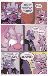  anthro comic dialogue dirk_skunkdad father hi_res jealous male mammal mephitid parent shiny_skunk_(character) shinyluvdisc skunk son 