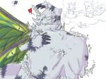 ^w^ abdominal_bulge accadurosoce ambiguous_gender ambiguous_prey antennae_(anatomy) anthro arm_above_head arms_between_legs arthropod bodily_fluids colored_saliva digestion digestion_noises directional_arrow drooling english_text face_imprint fur green_eyes green_saliva green_wings grey_antennae grey_body grey_fur grey_markings grey_stripes group hand_on_belly hand_on_own_belly heart_reaction hi_res imprint insect insect_wings lepidopteran lepidopteran_wings male male_anthro male_pred markings medium_arthropod_abdomen moth multiple_prey muth_(accadurosoce) prey_count rumbling_stomach saliva sitting standing stripes text thought_bubble trio unusual_bodily_fluids unusual_saliva vore white_text wings