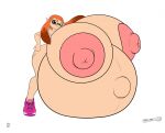 2015 animal_humanoid aquatic aquatic_humanoid areola artist_logo badgerben belly belly_on_ground big_areola big_belly big_breasts big_butt big_navel big_nipples breasts butt cephalopod cephalopod_humanoid clothing colored digital_media_(artwork) eyebrows female flat_colors footwear footwear_only hair hand_on_hip hand_on_own_hip huge_areola huge_belly huge_breasts huge_navel huge_nipples humanoid humanoid_pointy_ears hyper hyper_areola hyper_belly hyper_breasts hyper_navel hyper_nipples hyper_pregnancy inkling kaori_(splatoon) logo looking_at_viewer mollusk mollusk_humanoid mostly_nude mostly_nude_female mostly_nude_humanoid navel nintendo nipples orange_eyebrows orange_eyes orange_hair outie_navel pink_areola pink_clothing pink_footwear pink_nipples pink_shoes pointy_ears pregnant pseudo_hair shoes shoes_only simple_background skullman777 smile smiling_at_viewer solo splatoon tan_body tan_ears tan_skin tentacle_hair tentacles thick_thighs tools white_background wrench