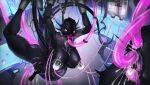 absurd_res anthro bound breasts female gas_mask hands_tied hi_res huge_filesize immobilization incubator klemens mask milk pregnant pumps solo stimulants