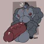 animate_inanimate anthro anthrofied areola asinus balls barazoku belly biceps big_balls big_muscles big_pecs big_penis biped black_eyebrows black_hair black_hooves black_mane bodily_fluids brown_areola brown_glans brown_nipples brown_penis calf_muscles countershade_arms countershade_face countershade_fur countershade_torso countershading deltoids digital_drawing_(artwork) digital_media_(artwork) disney donkey ear_piercing ear_ring eeyore english_text equid equine erection eyebrows flat_colors floppy_ears foreskin full-length_portrait fur genital_fluids genitals glans grey_body grey_fur hair hi_res hooves huge_balls huge_muscles huge_pecs huge_penis humanoid_genitalia humanoid_penis hyper hyper_balls hyper_genitalia hyper_muscles hyper_penis living_plushie long_ears male male_anthro mammal mane manly motion_lines musclegut muscular muscular_anthro muscular_arms muscular_male muscular_thighs narrowed_eyes navel nipples nude nude_anthro nude_male pecs penis piercing plushie portrait precum quads retracted_foreskin ring_piercing seam_(sewing) signature simple_background sitting solo speech_bubble talking_to_self text three-quarter_portrait trapezius triceps uniparasite vein veiny_penis winnie_the_pooh_(franchise)