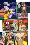 2:3 5_fingers 6_panel_comic absurd_res anthro antlers ariel_(deerkid) bench black_nose blue_body blue_fur blue_hair blush blush_lines blushing_profusely breasts brown_body brown_fur brown_nipples building canid canine canis claws clothed clothed_female clothing cloud comic covering covering_breasts covering_crotch covering_self crown daughter_(lore) deer deerkid dialogue embarrassed english_text erection eyebrows female finger_claws fingering fingers fox fur genitals gloves hair handwear hare headgear hi_res horn house jewelry krystal_(star_fox) lagomorph leporid lucy_hare mammal masturbation mother_(lore) mother_and_child_(lore) mother_and_daughter_(lore) multicolored_body multicolored_fur navel night nintendo nipples nude nude_anthro nude_female orange_hair parent_(lore) parent_and_child_(lore) parent_and_daughter_(lore) peppy's_granddaughter pink_body pink_fur plant plantigrade public public_masturbation public_nudity rabbit scut_tail short_tail shrub star star_fox tail tan_body tan_fur text tiara tongue vaginal vaginal_fingering vaginal_masturbation vulva white_body white_fur