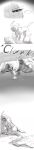 2026 absol absurd_res ambiguous_gender blood bodily_fluids claws comic digital_drawing_(artwork) digital_media_(artwork) duo eyes_closed feral fur generation_3_pokemon generation_7_pokemon hi_res long_image nintendo pokemon pokemon_(species) red_eyes rockruff simple_background standing tail tall_image teeth tenebscuro