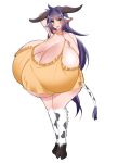  absurd_res animal_humanoid bayoshii belly big_belly big_breasts blush bovid bovid_humanoid bovine bovine_humanoid breasts cattle_humanoid cleavage clothed clothing female hi_res huge_breasts humanoid hyper hyper_breasts legwear looking_at_viewer mammal mammal_humanoid pregnant solo thick_thighs thigh_highs wide_hips 