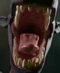  absurd_res bodily_fluids bunsen corpabeast dragon feral hi_res male mouth_shot open_mouth saliva scalie solo teeth throat tongue western_dragon 