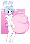  &lt;3 absurd_res angstrom anthro balls balls_outline big_balls big_bulge big_penis black_eyes blue_hair blush bulge clothing dipstick_ears flaccid genital_outline genitals hair hand_on_bulge hi_res holding_bulge huge_balls huge_bulge huge_penis hyper hyper_balls hyper_bulge hyper_genitalia hyper_penis lagomorph leporid looking_at_viewer male mammal marco_(angstrom) multicolored_ears penis penis_outline rabbit small_but_hung smile solo underwear white_body young 
