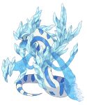  absurdres blue_theme bubble colored_sclera commentary english_commentary fakemon full_body highres hyshirey ice official_style open_mouth original pokemon transparent transparent_background white_eyes yellow_sclera 