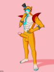  anthro anthro_only balls big_balls big_penis blue_eyes bodily_fluids bow_tie brown_body brown_fur clothing colored digital_media_(artwork) dustin_c ear_piercing erection five_nights_at_freddy&#039;s five_nights_at_freddy&#039;s:_security_breach fur genital_fluids genitals glamrock_freddy_(fnaf) hair hat headgear headwear hi_res humanoid_genitalia humanoid_penis leaking_precum looking_at_viewer male mammal muscular nude penile penis piercing poking_out precum scott_cawthon scottgames shaded simple_background smile solo top_hat ursid ursine video_games 