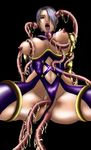  anal areola areolae bb breast_grab breast_squeeze breasts censored choker erect_nipples grabbing hair_over_one_eye helpless isabella_valentine large_breasts leotard lipstick makeup namco open_mouth pubic_hair pussy rape restrained short_hair silver_hair soul_calibur soulcalibur_i spread_legs tentacle tentacles vaginal 