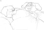  2022 anthro blush daddy_pig domestic_pig duo eyewear facial_hair father father_and_child father_and_son glasses grandpa_pig hi_res incest_(lore) kemono male male/male mammal mature_male momo_92698 moob_suck moobs mustache overweight overweight_male parent parent_and_child peppa_pig son suid suina sus_(pig) 