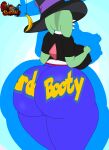  animated anthro big_breasts big_butt breasts butt butt_expansion clothing dancing expansion female gardevoir hat headgear headwear huge_breasts huge_butt hyper hyper_butt nintendo pok&eacute;mon pok&eacute;mon_(species) solo swasbi vanessa_galvus video_games witch_hat 