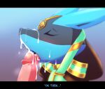  &lt;3 ambiguous_gender anthro blush blush_lines bodily_fluids chest_tuft cum cum_in_mouth cum_inside cum_on_face duo english_text erection eyes_closed genital_fluids genitals hi_res human human_on_anthro interspecies licking lucario lucariolover448 male male/ambiguous mammal nintendo oral penile penis penis_lick pok&eacute;mon pok&eacute;mon_(species) pokemon_unite precum ruins_style_lucario sex text tongue tongue_out tuft video_games 