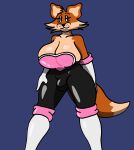  anthro armwear big_breasts breasts bulge canid canine clothed clothing cosplay elbow_gloves female fox glistening gloves gynomorph handwear hi_res huge_breasts intersex karen_the_fox_(mexicommie) mammal mexicommie multicolored_clothing pink_clothing red_fox rouge_the_bat rubber rubber_clothing rubber_suit sega skimpy solo sonic_the_hedgehog_(series) thick_thighs two_tone_clothing white_clothing white_gloves white_handwear 