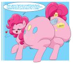  &lt;3 ambiguous_gender anal anal_vore big_butt blush butt chest_tuft cutie_mark dendollae dock earth_pony equid equine eyes_closed female female/ambiguous friendship_is_magic hair hasbro hooves horse mammal my_little_pony open_mouth open_smile pink_hair pink_tail pinkie_pie_(mlp) pony raised_tail smile sound_effects tuft vore 