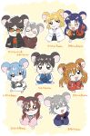  4boys 5girls akagi_ritsuko animal_ears ayanami_rei beer_can blonde_hair blue_hair book can furrification furry fuyutsuki_kouzou glasses hamster hamster_ears hamtaro_(series) highres ikari_gendou ikari_shinji katsuragi_misato makinami_mari_illustrious multiple_boys multiple_girls nagisa_kaworu neon_genesis_evangelion one_eye_closed purple_eyes rebuild_of_evangelion souryuu_asuka_langley vrnr4487 